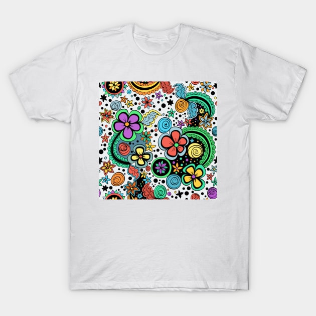 pattern of spirals T-Shirt by kavalenkava